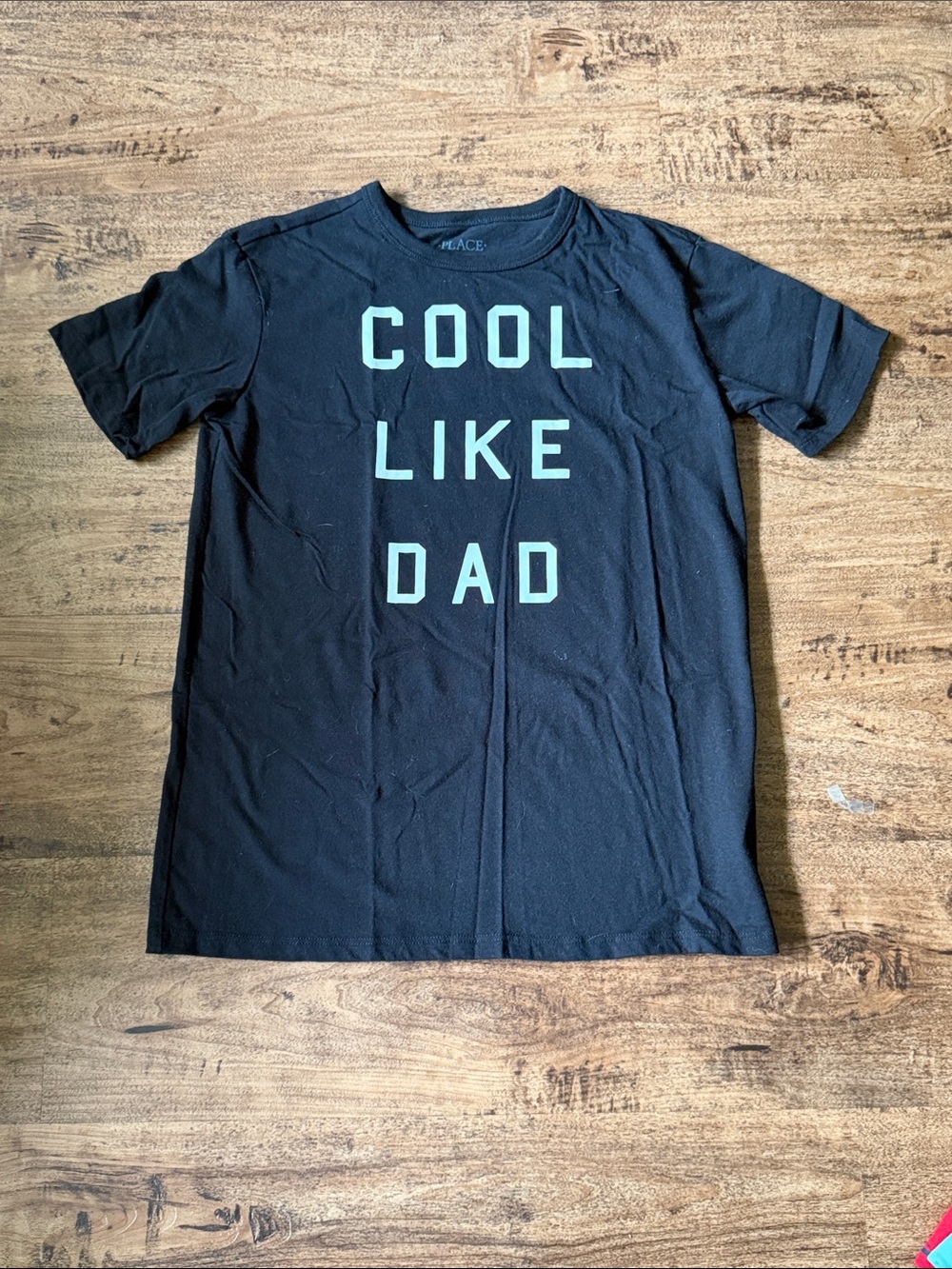 Kids Black 'Cool Like Dad' Graphic Tee size xl 14